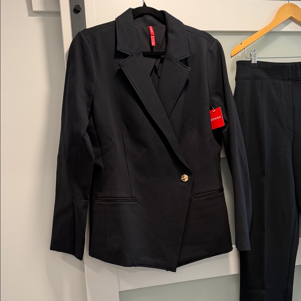 SPANX Elegant Black 2-piece Suit Set